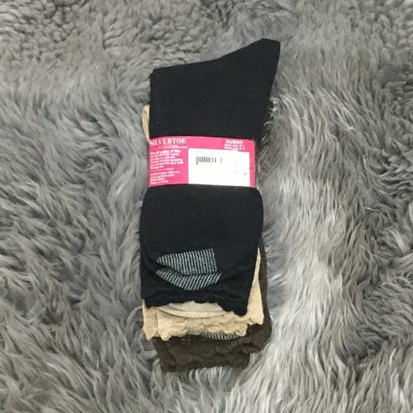 Silvertoe | Men's Fashion Sock | Size 9-11 | 3 Pairs - Picture 2 of 3